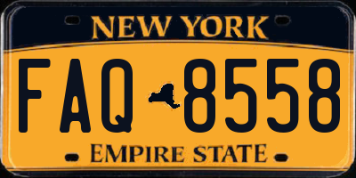 NY license plate FAQ8558