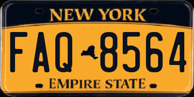 NY license plate FAQ8564