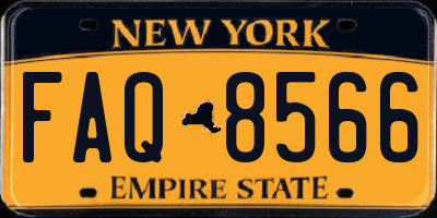 NY license plate FAQ8566
