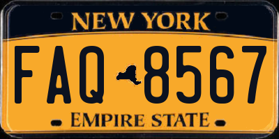 NY license plate FAQ8567