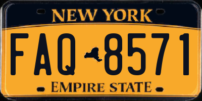 NY license plate FAQ8571