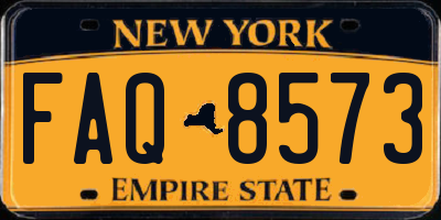 NY license plate FAQ8573