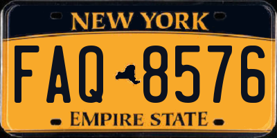 NY license plate FAQ8576