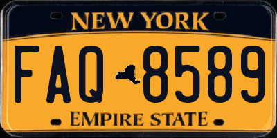 NY license plate FAQ8589