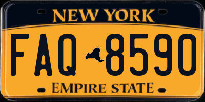 NY license plate FAQ8590