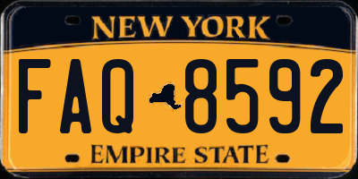 NY license plate FAQ8592