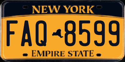 NY license plate FAQ8599