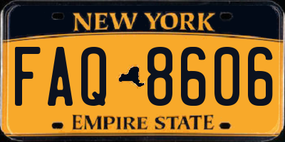 NY license plate FAQ8606