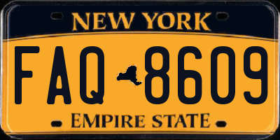 NY license plate FAQ8609