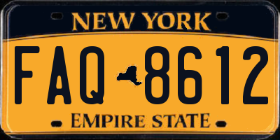 NY license plate FAQ8612