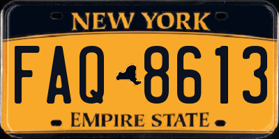 NY license plate FAQ8613