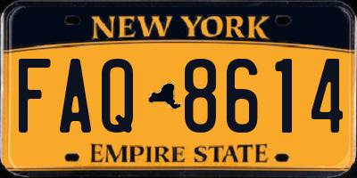 NY license plate FAQ8614