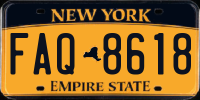 NY license plate FAQ8618