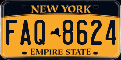 NY license plate FAQ8624