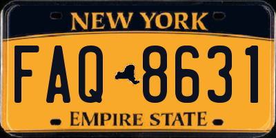 NY license plate FAQ8631