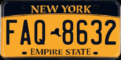 NY license plate FAQ8632