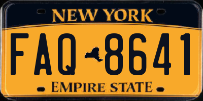 NY license plate FAQ8641