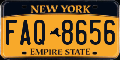 NY license plate FAQ8656