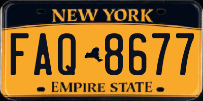 NY license plate FAQ8677