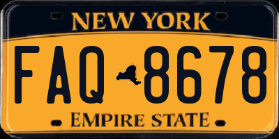 NY license plate FAQ8678