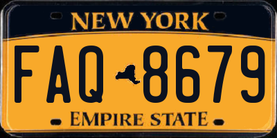 NY license plate FAQ8679