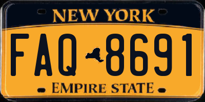 NY license plate FAQ8691
