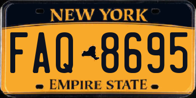 NY license plate FAQ8695