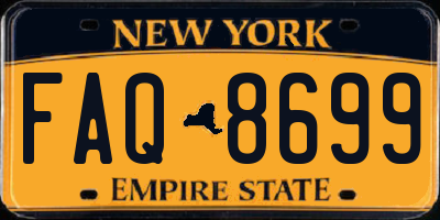 NY license plate FAQ8699