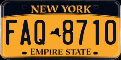 NY license plate FAQ8710