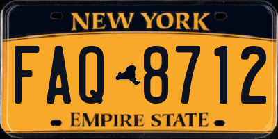 NY license plate FAQ8712
