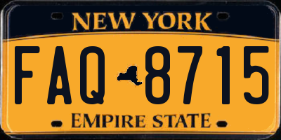 NY license plate FAQ8715