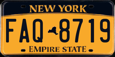 NY license plate FAQ8719