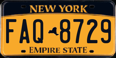 NY license plate FAQ8729