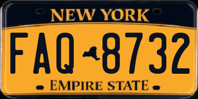 NY license plate FAQ8732