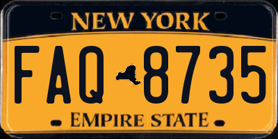 NY license plate FAQ8735