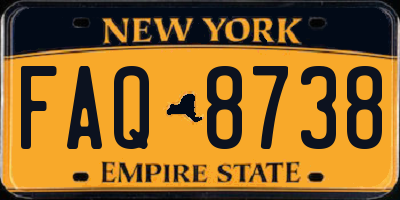 NY license plate FAQ8738