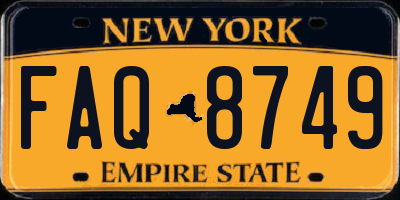 NY license plate FAQ8749