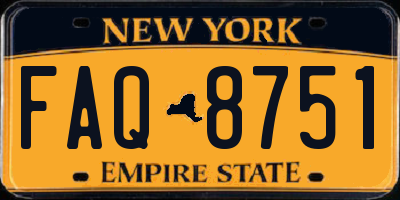 NY license plate FAQ8751