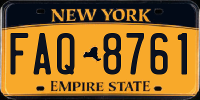 NY license plate FAQ8761