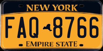 NY license plate FAQ8766