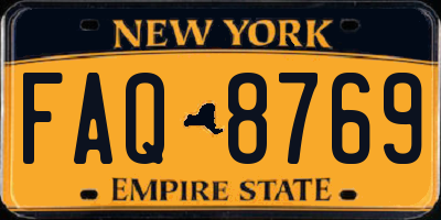 NY license plate FAQ8769