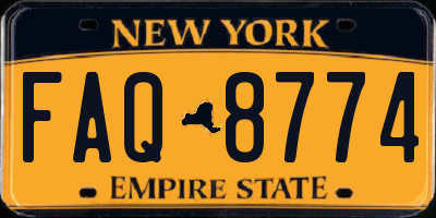 NY license plate FAQ8774