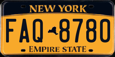 NY license plate FAQ8780