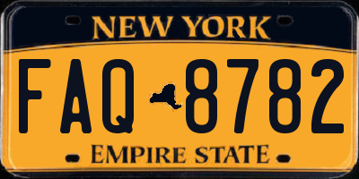 NY license plate FAQ8782