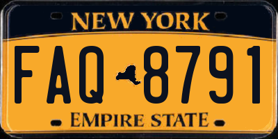NY license plate FAQ8791