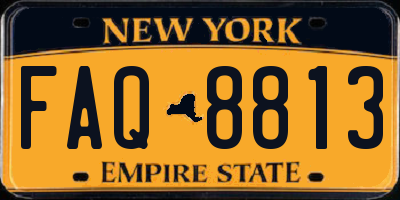NY license plate FAQ8813
