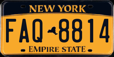NY license plate FAQ8814