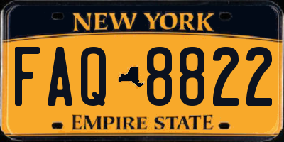 NY license plate FAQ8822