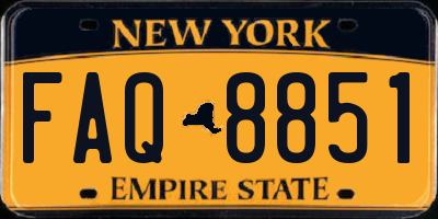 NY license plate FAQ8851