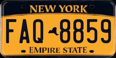 NY license plate FAQ8859